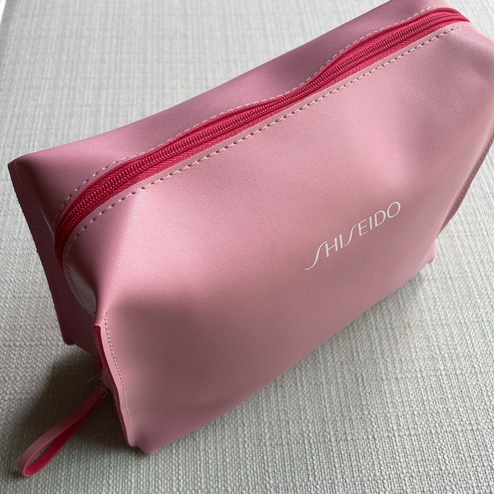 Shiseido pink cosmetics bag - Picture 12 of 13
